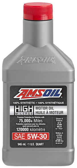 AMSOIL 5W-30 100% Synthetic High-Mileage Motor Oil
